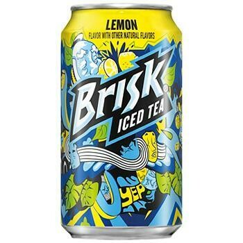 Lipton Brisk Iced Tea with Lemon, 12 cans, 12oz