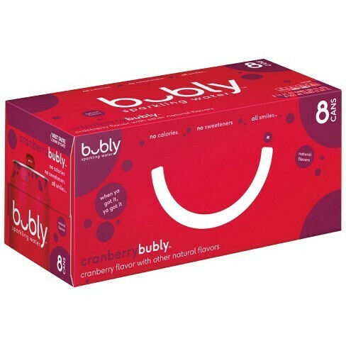 Bubly Cranberry Sparkling Water Can 12oz