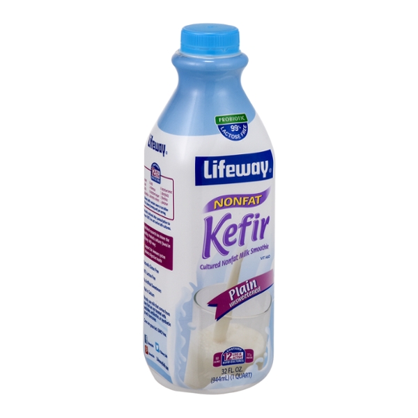 Lifeway Kefir Plain Low Fat Milk Smoothie - 32 fl oz