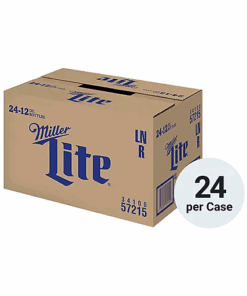 Miller Lite Beer Bottle 24 Pack, case