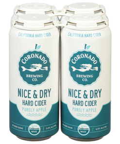 Coronado Brewing Co. Hard Cider, Purely Apple, Nice & Dry, 1 pc