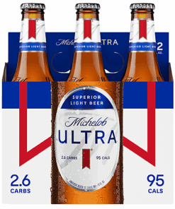 Michelob Ultra Light Beer Bottle 6 Pack, 6 pack