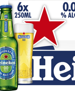 Heineken 0% Bottle 6-PACK, 6x250ml